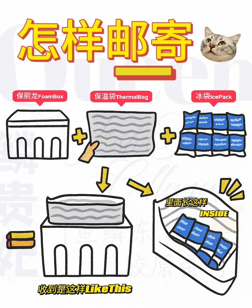 鳞贵妃邮寄包装示意